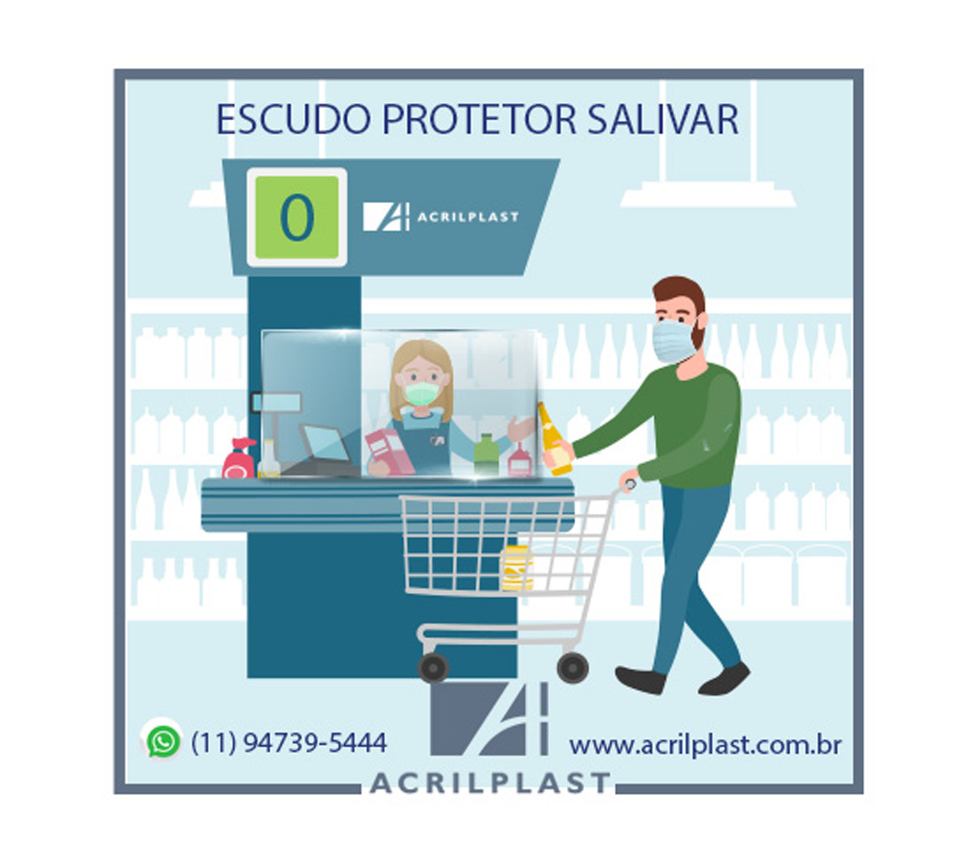 ESCUDO PROTETOR SALIVAR